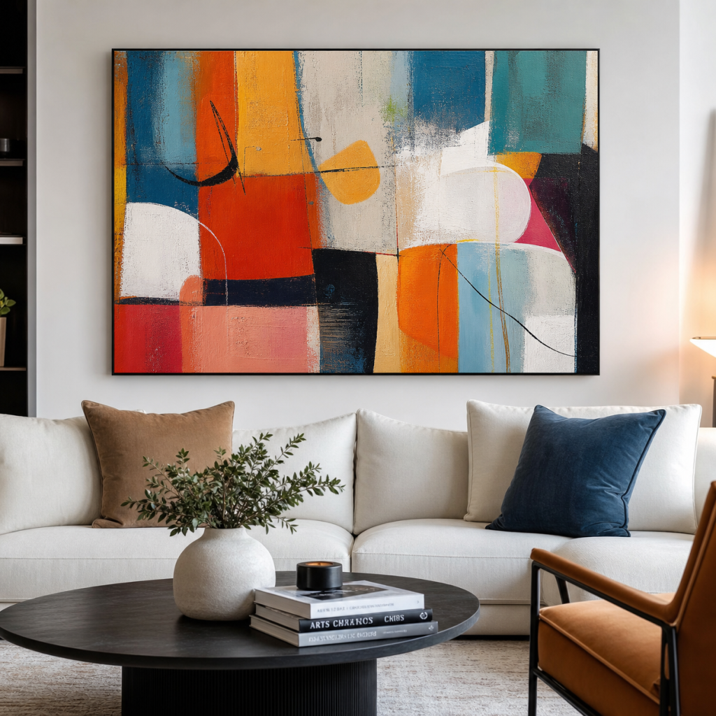 abstract art canvas print