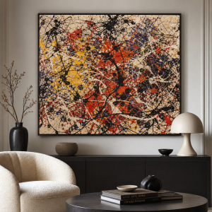 abstract expressionism canvas
