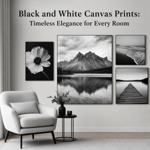 black and white canvas prints