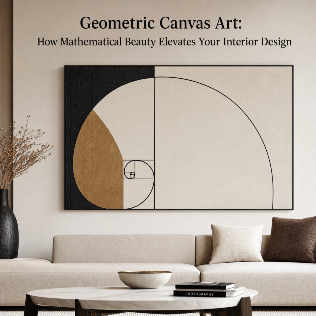 geometric canvas art