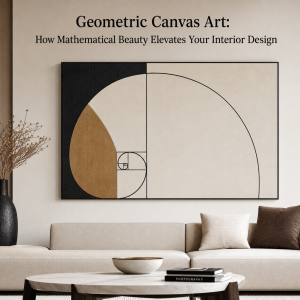 geometric canvas art