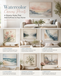 watercolor canvas prints