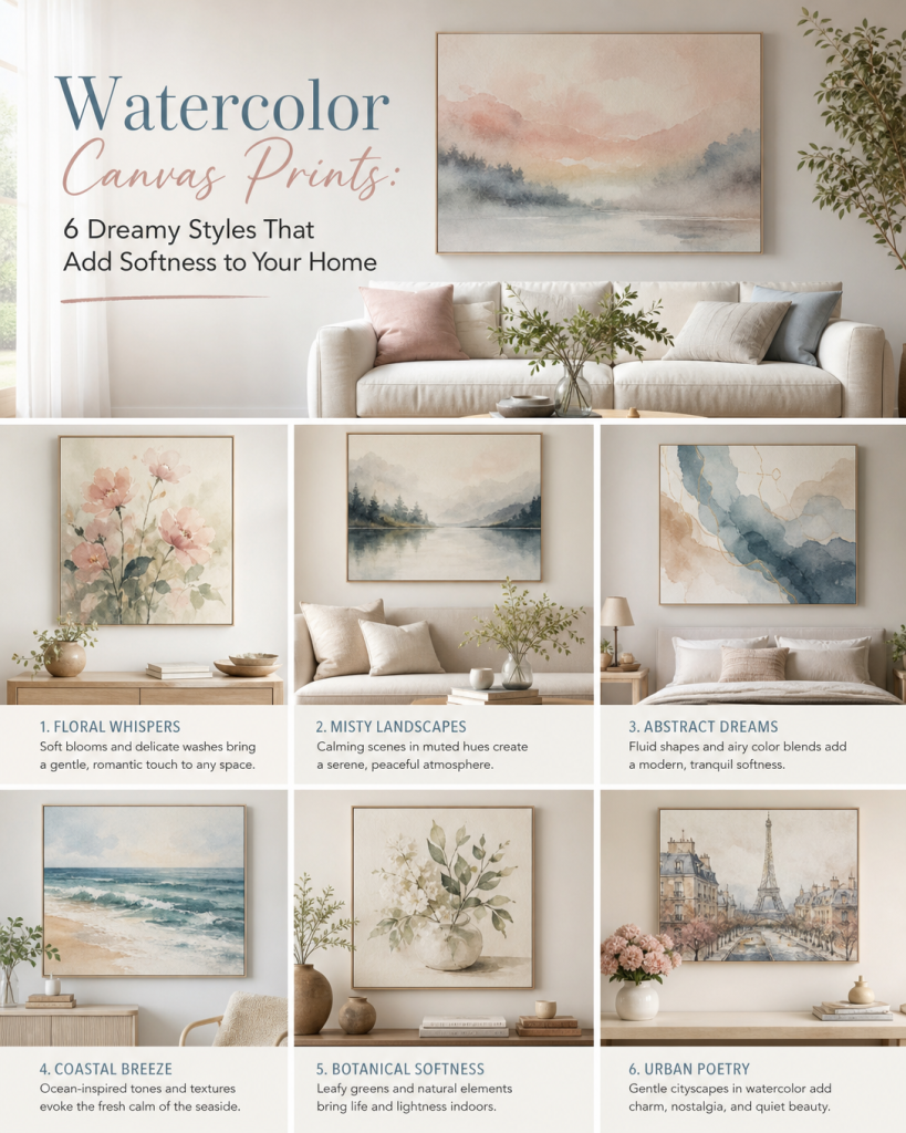 watercolor canvas prints