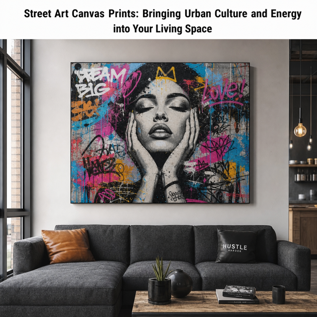 street art canvas prints
