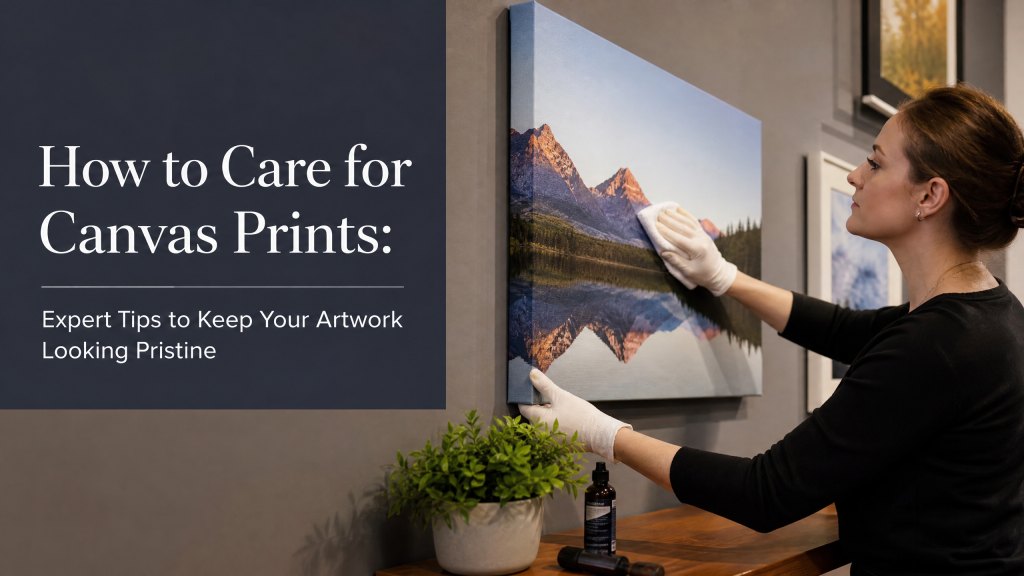 how to care for canvas prints