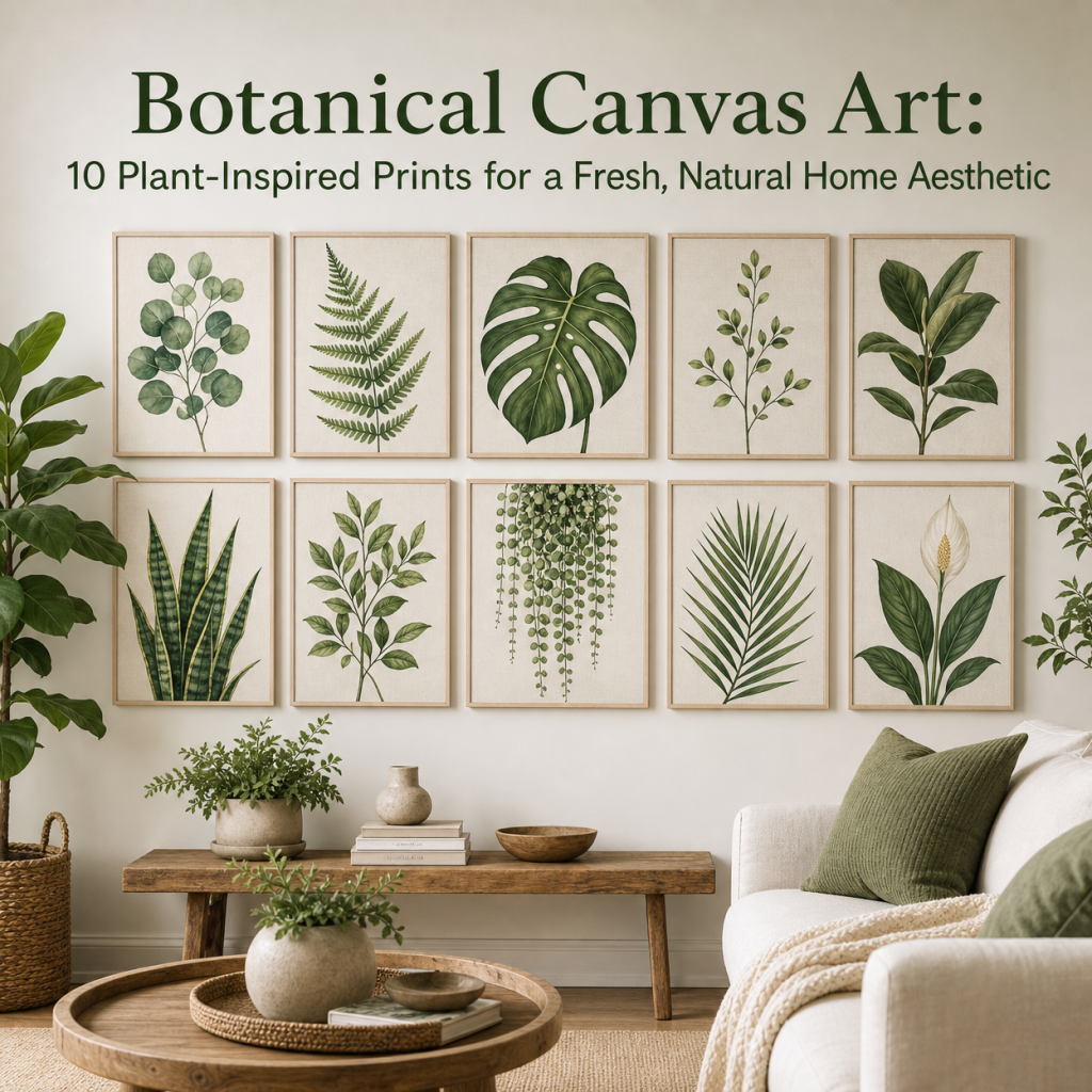 botanical canvas art